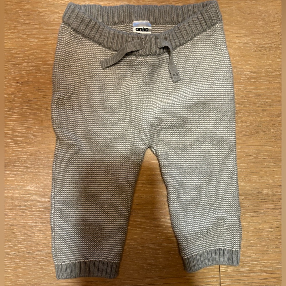 Anko Knit Baby Pants, 6-12M, never worn